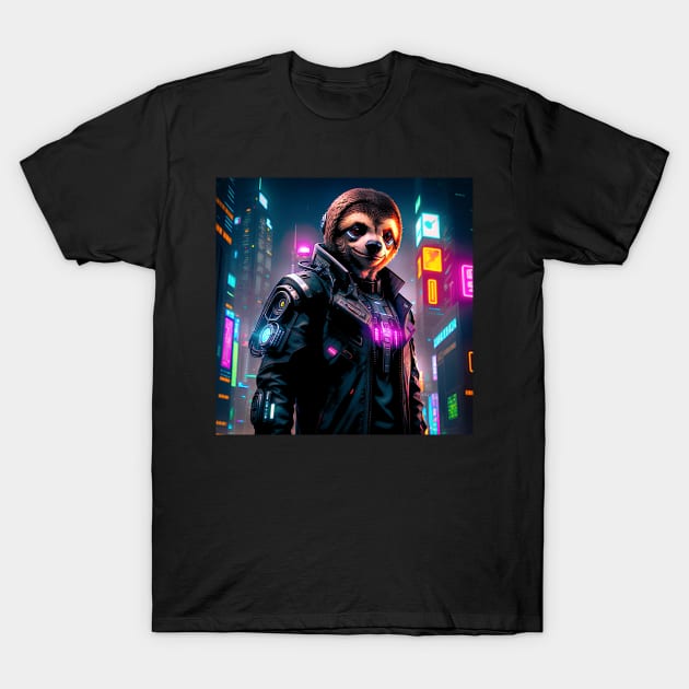 Cyberpunk Sloth T-Shirt by Asylum Ink